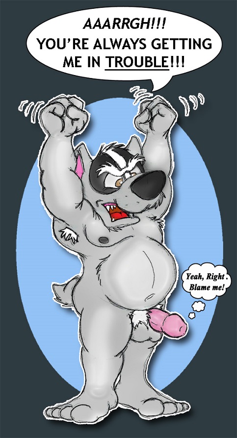 armpit_hair badger balls brucebadger english_text fur grey_fur large_nose male mammal mustelid nude pencil_(artwork) penis pubes simple_background slightly_chubby solo speech_bubble text thought_bubble traditional_media_(artwork) uncut