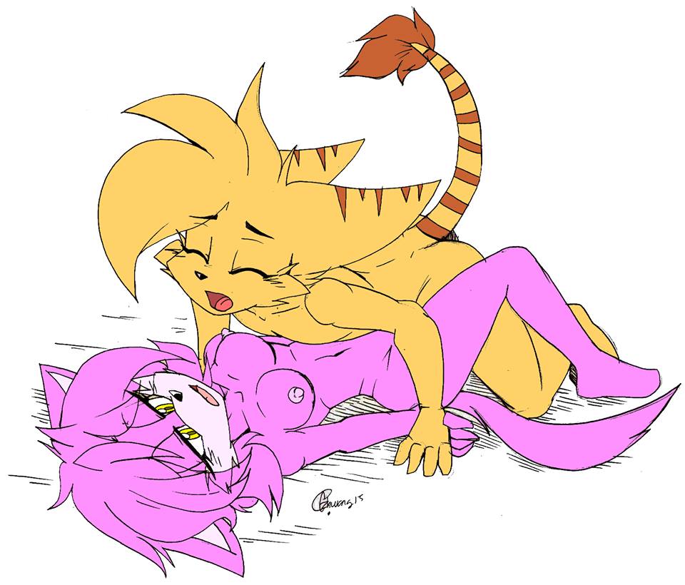 akatsukishiranui-fox breasts cat feline female lombax male male/female mammal moan pin ratchet_and_clank video_games