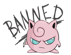 &gt;:| :t angry banned blue_eyes full_body jigglypuff marker no_humans pokemon simple_background solo text transparent_background underlined