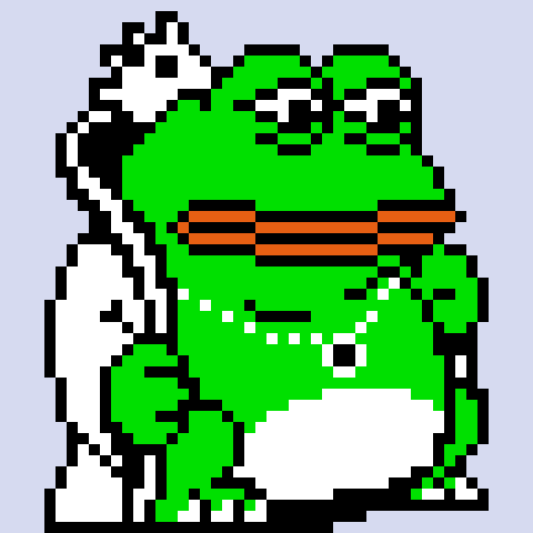amphibian animated crown frog jewelry male mario_bros necklace nintendo pepe_the_frog solo unknown_artist video_games wart_(mario)