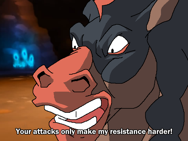 ambiguous_gender dialogue english_text humor low_res mudsdale nintendo open_mouth pok&eacute;mon reaction_image text unknown_artist video_games words_worth your_resistance_only_makes_my_penis_harder