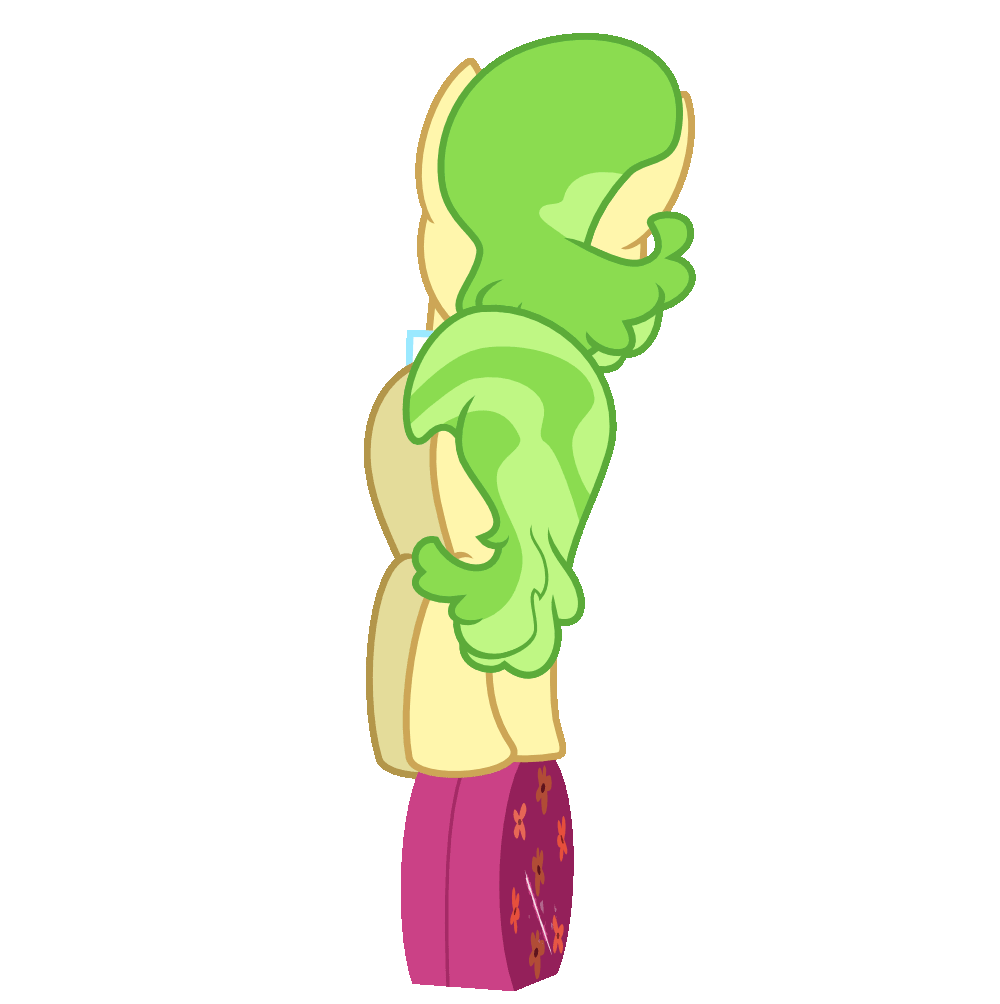 animated clothing colon_jeatz_dash_axl cutie_mark earth_pony equine eyes_closed female feral freckles friendship_is_magic green_hair hair horse mammal ms_peachbottom_(mlp) my_little_pony pony spinning suitcase