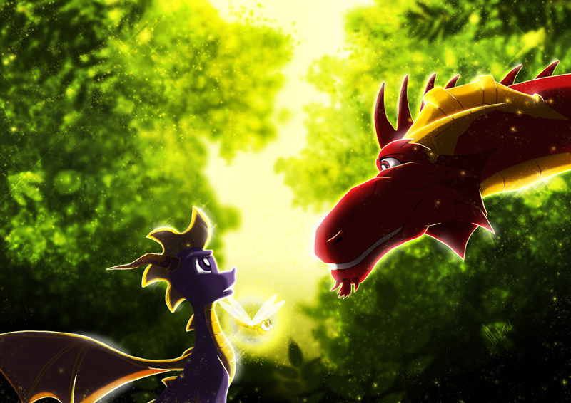 dragon fantasyisland ignitus spyro spyro_the_dragon video_games yunaki