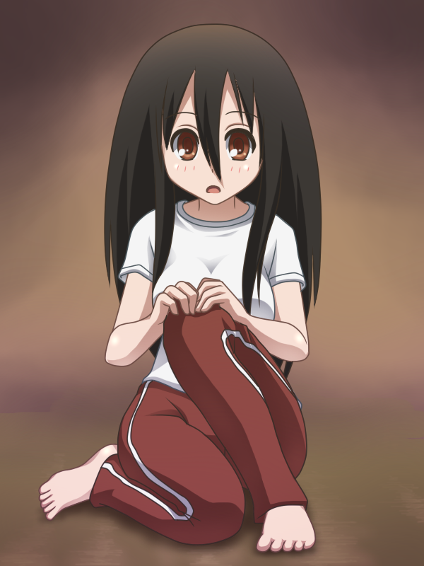 black_hair brown_eyes gym_uniform komori_kiri sayonara_zetsubou_sensei