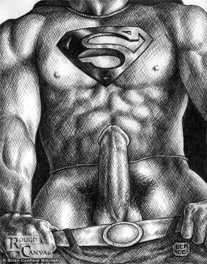 dc rough_canvas superman tagme