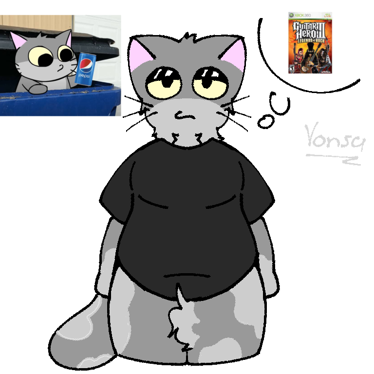 alienmyth64 anthro domestic_cat fat_legs felid feline felis male mammal mature_male pepsi ps2_cat_(alienmyth64) slightly_chubby slightly_chubby_male spots tail