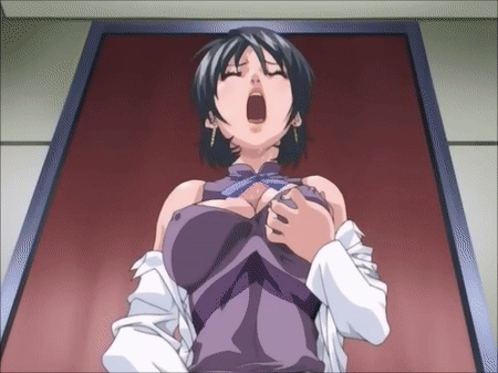 00s 1girl animated animated_gif anus bible_black bible_black_only breast_grab earrings erect_nipples erect_nipples_under_clothes grabbing jewelry labcoat masturbation minase_yukiko orgasm pubic_hair squirting sweat thighhighs uncensored