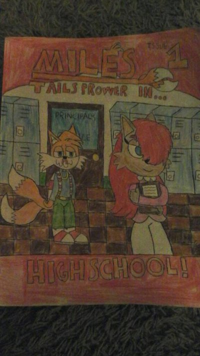 blood comic fan_comic fangdrik miles_prower nosebleed sally_acorn sonic_(series)