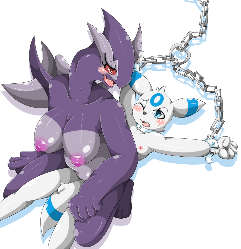 anthro armpits bdsm big_breasts bondage bound breasts brother brother_and_sister collar darky_(character) eeveelution female forced handcuffs incest jewelry legendary_pok&eacute;mon lighty lugia male nintendo on_top pok&eacute;mon qnrhks0627 rape reverse_cowgirl_position sex shackles shadow_lugia shadow_pok&eacute;mon sibling simple_background sister temporal umbreon vaginal video_games