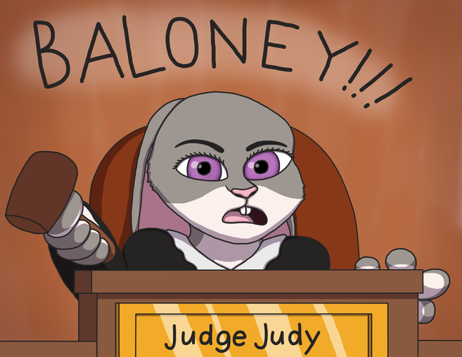 angry annoyed court courtroom disney female gavel humor judge judge_judy judy_hopps lagomorph mammal purple_eyes rabbit tobymcdee yelling zootopia
