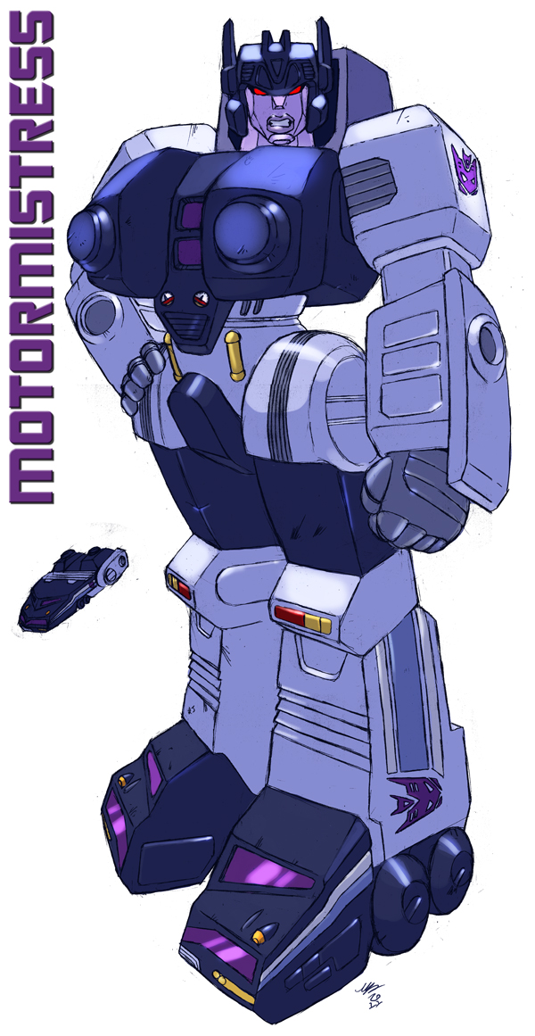 alien big_breasts big_lips breasts car crossgender cybertronian decepticon digital_media_(artwork) english_text female gideon humanoid lips living_machine machine motormaster not_furry red_eyes robot simple_background solo standing teeth text transformers vehicle wheels