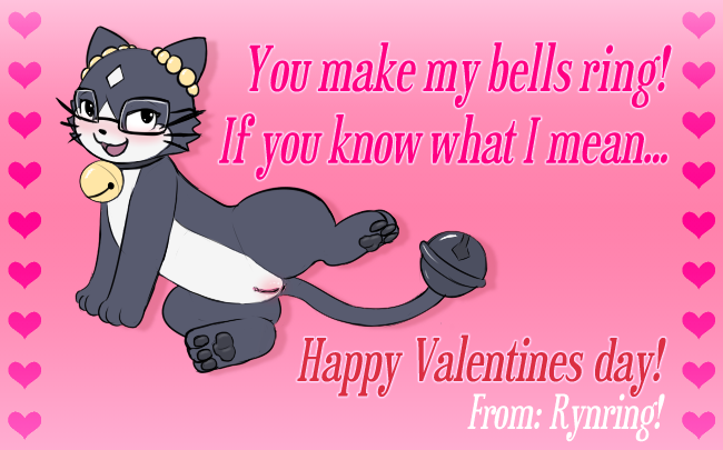 &lt;3 2019 bell blush digital_media_(artwork) english_text eyewear felid female feral glasses holidays looking_at_viewer mammal nintendo open_mouth pok&eacute;mon pok&eacute;mon_(species) pok&eacute;mon_gold_beta pussy rinrin_(pok&eacute;mon_gold_beta) rymherdier rynring simple_background smile solo text valentine's_day video_games