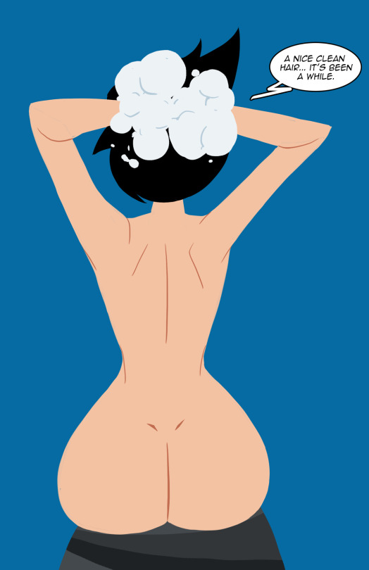 1girl ashi ashi_(samurai_jack) nude samurai_jack solo tagme