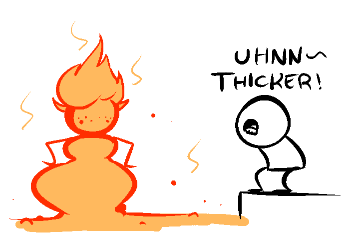 elemental english_text female fire_elemental freckles human male mammal sketchpaddy text wide_hips