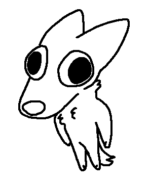 2023 aliasing ambiguous_gender anthro big_eyes black_and_white canid canine canis chibi derp_eyes digital_drawing_(artwork) digital_media_(artwork) domestic_dog featureless_crotch full-length_portrait fur handpaw herding_dog hindpaw low_res maligaytor malinois_dog mammal monochrome nude pastoral_dog paws portrait sheepdog simple_background snout solo standing tail white_background wide_eyed woowoo_(maligaytor)