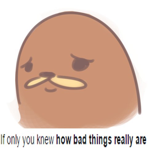 ambiguous_gender english_text gondola_(spurdo) headshot_portrait low_res meme portrait reaction_image sad simple_background solo spurdo text unknown_artist white_background