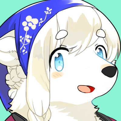 blue_eyes furry kishibe open_mouth polar_bear short_hair