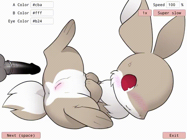 anal anal_penetration animated anus balls black_eyes blush canine censored customization faceless_male female fur interspecies konzaburou lagomorph looking_at_viewer male male/female mammal penetration preview pussy rabbit red_eyes sex spread_legs spreading tan_fur white_fur wolf