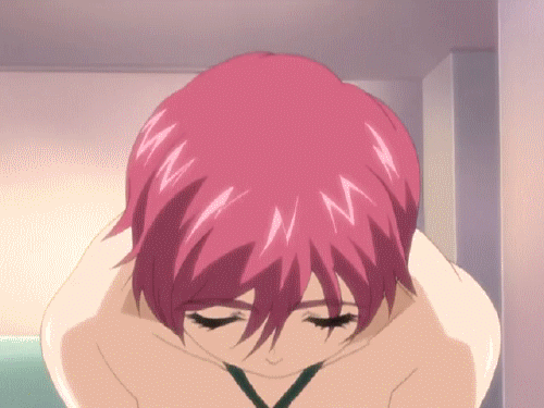 1girl animated animated_gif breasts resort_boin undressing