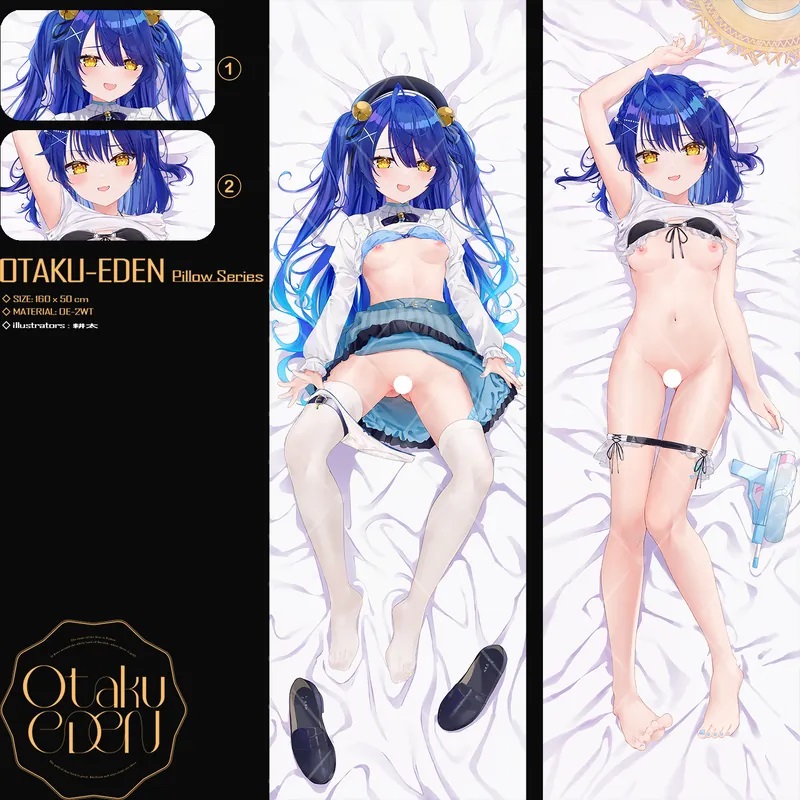 1girl ahoge amamiya_kokoro amamiya_kokoro_(7th_costume) arm_up armpits artist_name barefoot bed_sheet bell beret bikini bikini_bottom_pull bikini_top_lift black_bikini black_bow black_bowtie black_footwear black_headwear blue_bra blue_hair blue_skirt blush bow bowtie bra bra_lift breasts breasts_out censored clothes_lift dakimakura_(medium) dorsiflexion eyelashes feet frilled_shirt frilled_sleeves frills from_above full_body gradient_hair hair_bell hair_ornament hat juliet_sleeves knees_together_feet_apart kou_futoshi legs loafers long_hair long_sleeves looking_at_viewer lying medium_hair multicolored_hair multiple_views navel nijisanji no_shoes off_shoulder on_back open_mouth panties panties_around_one_leg parted_bangs pleated_skirt puffy_sleeves see-through see-through_shirt shirt shirt_lift shoes short_sleeves side-tie_bikini_bottom skirt skirt_lift small_breasts stomach straw_hat suspender_skirt suspenders swimsuit toenails toes underwear unworn_hat unworn_headwear unworn_shoes virtual_youtuber water_gun white_panties white_shirt x_hair_ornament yellow_eyes