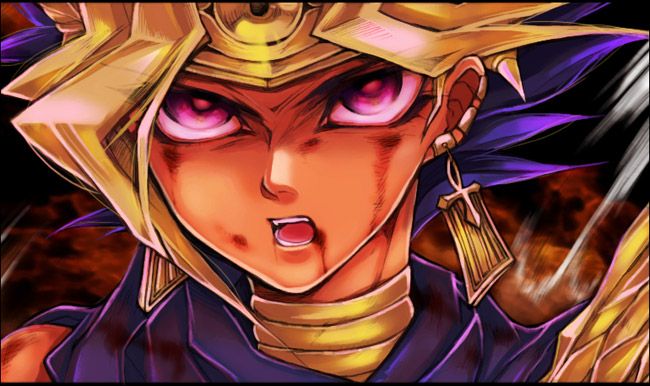 artist_request atem egyptian_clothes male_focus non-web_source source_request spiked_hair yu-gi-oh! yu-gi-oh!_duel_monsters