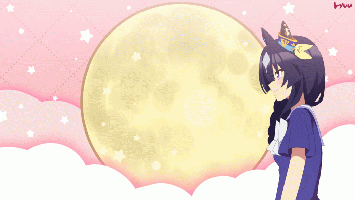 animated animated_gif bare_shoulders blue_eyes blush bow_(music) brown_hair cape carrot-shaped_pillow cheval_grand_(umamusume) cowboy_shot dumbbell duramente_(umamusume) ear_covers ear_ornament full_moon hair_between_eyes hat holding holding_bow_(music) horse_girl horse_tail hug instrument kitasan_black_(umamusume) moon multicolored_hair pajamas peaked_cap red_cape red_eyes ryuu_(ryuraconis) satono_crown_(umamusume) satono_diamond_(umamusume) single_ear_cover smile sounds_of_earth_(umamusume) streaked_hair tail twintails umamusume verxina_(umamusume) violin vivlos_(umamusume) white_hair white_hat yellow_eyes