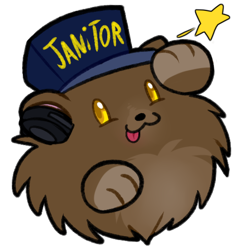3_fingers :3 alpha_channel bear bearphones blitzdrachin cute english_text fluffy hat headphones low_res mammal paws poof star text tongue tongue_out yellow_eyes