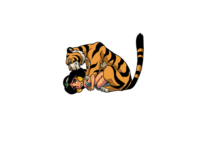 4:3 akabur animated big_breasts breasts feline female feral fur hi_res mammal open_mouth sex simple_background tiger
