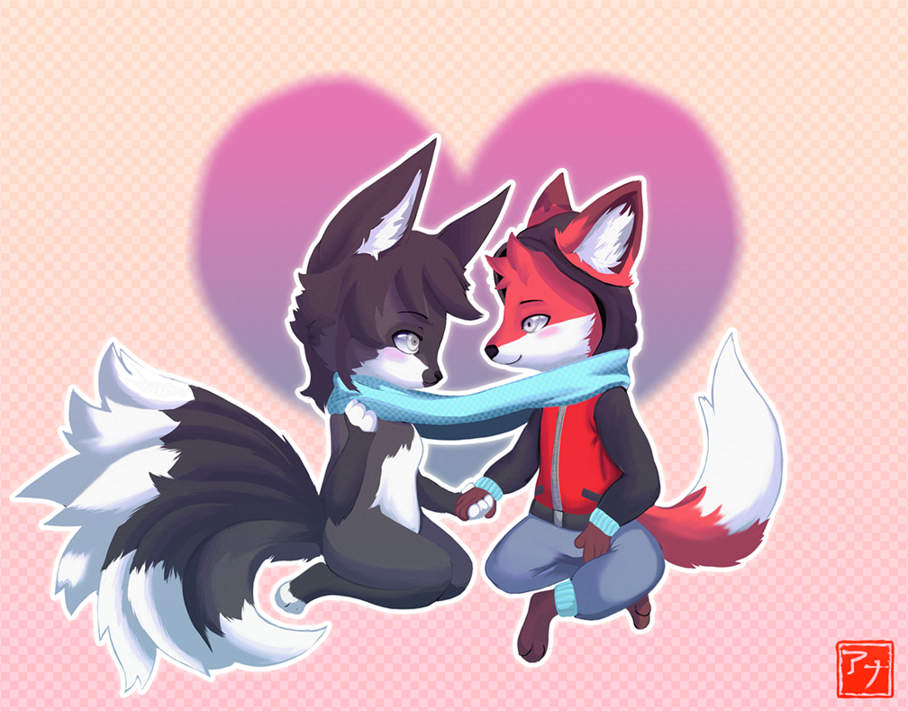 canine cute fox kim love mammal shoki shokifoxz unholykiim yomiel