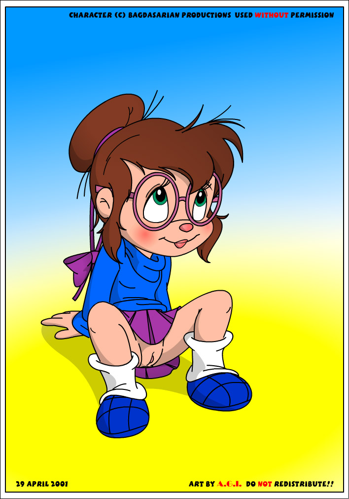 2001 alvin_and_the_chipmunks andybunny blush chipmunk clothing cub eyewear female glasses ground_squirrel jeanette_miller mammal pussy rodent sciurid skirt solo upskirt young