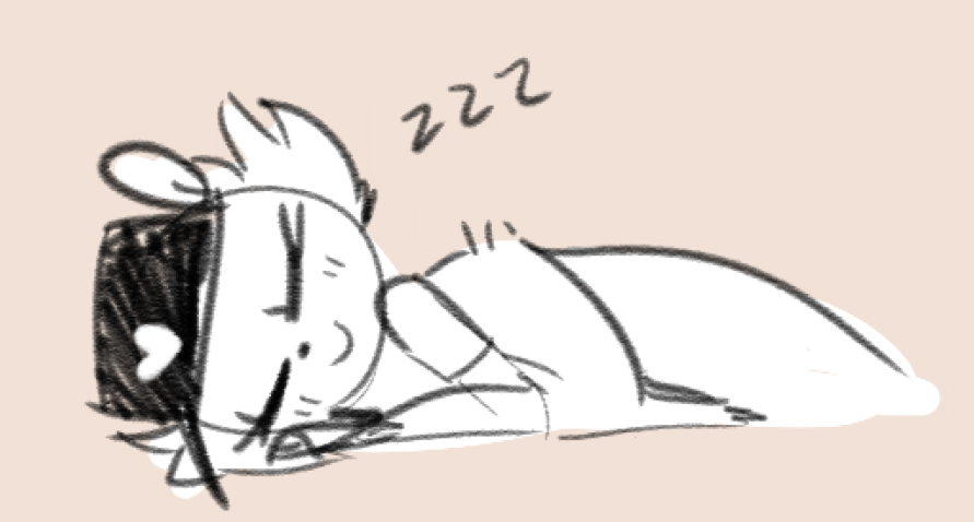 &lt;3 anthro cute eyelashes eyes_closed fan_character female frag_(mcsweezy) happy_tree_friends hat mammal mcsweezy rodent sleeping smile sound_effects squirrel zzz