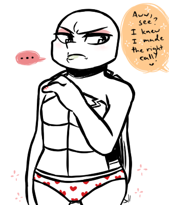 ... 2017 anthro blush chipped_shell clothed clothing colored_nails crossgender dialogue english_text eyeshadow female inkyfrog makeup panties partially_colored raphael_(tmnt) red_nails reptile scalie shell simple_background solo sparkle standing teenage_mutant_ninja_turtles text topless turtle underwear unseen_character white_background