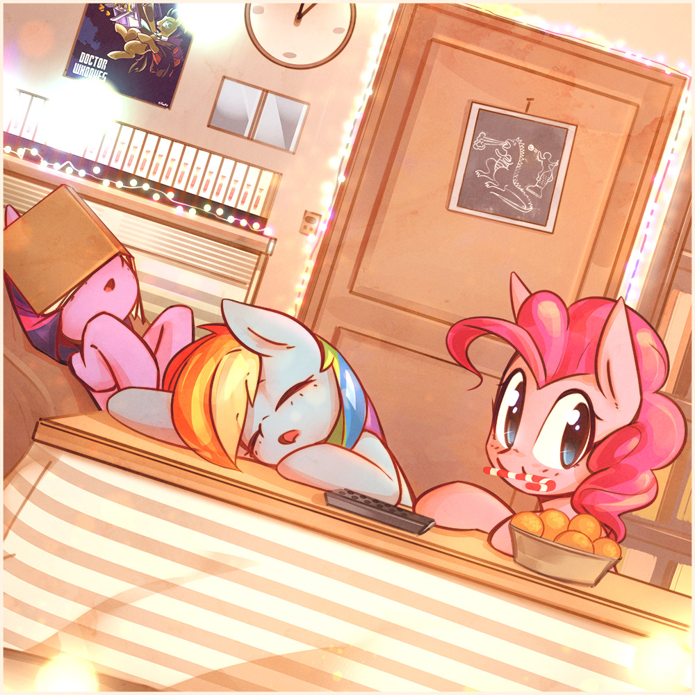 2017 blue_eyes blush book bowl candy candy_cane christmas_lights clock controller covering_face cute doctor_whooves_(mlp) door earth_pony equine eyes_closed female food friendship_is_magic fruit group hair horse inside kotatsu lights looking_at_viewer lying mammal mirroredsea multicolored_hair my_little_pony nom on_back open_mouth orange_(fruit) pink_hair pinkie_pie_(mlp) pony poster rainbow_dash_(mlp) rainbow_hair remote_control sitting sleeping table twilight_sparkle_(mlp)