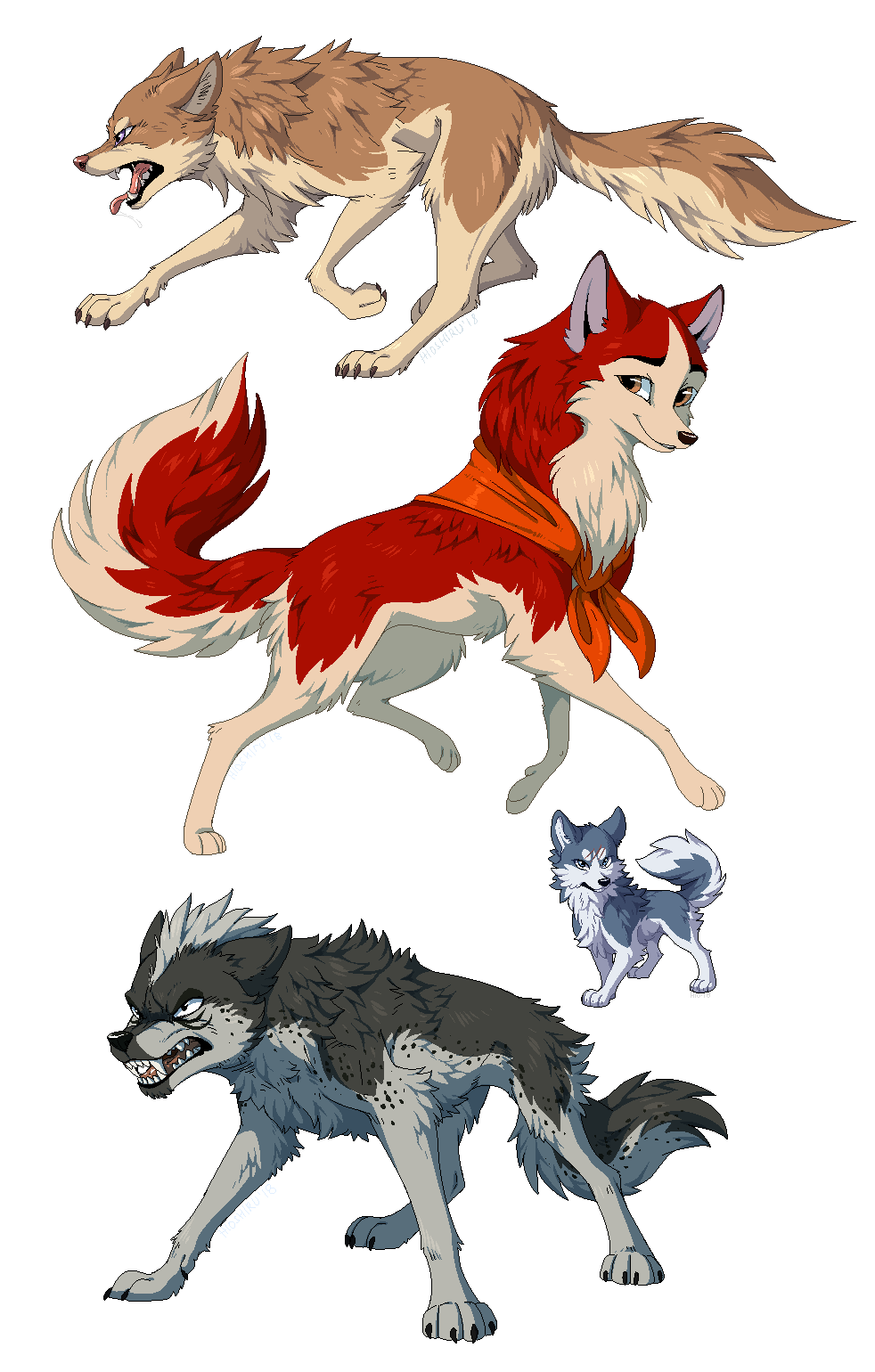 balto balto_(film) black_lips black_nose brown_fur canine claws densetsu drugs fur ginga hioshiru invalid_tag jenna mammal marijuana paws pixel red_fur simple_background tan_fur tesshin white_background white_fur wolf