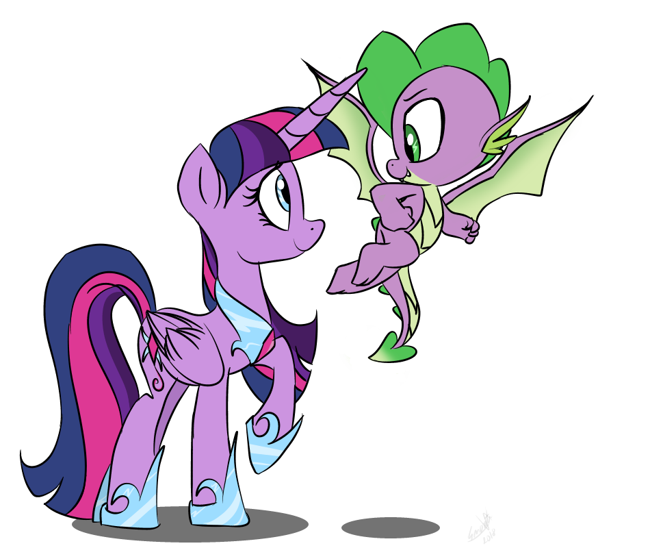 2018 alpha_channel blue_eyes cute cutie_mark dragon emositecc equine eye_contact eyebrows eyelashes fangs feathered_wings feathers female flying friendship_is_magic full-length_portrait green_eyes hair horn male mammal membranous_wings multicolored_hair my_little_pony portrait royalty shadow side_view simple_background smile spike_(mlp) suspended_in_midair transparent_background twilight_sparkle_(mlp) winged_unicorn wings