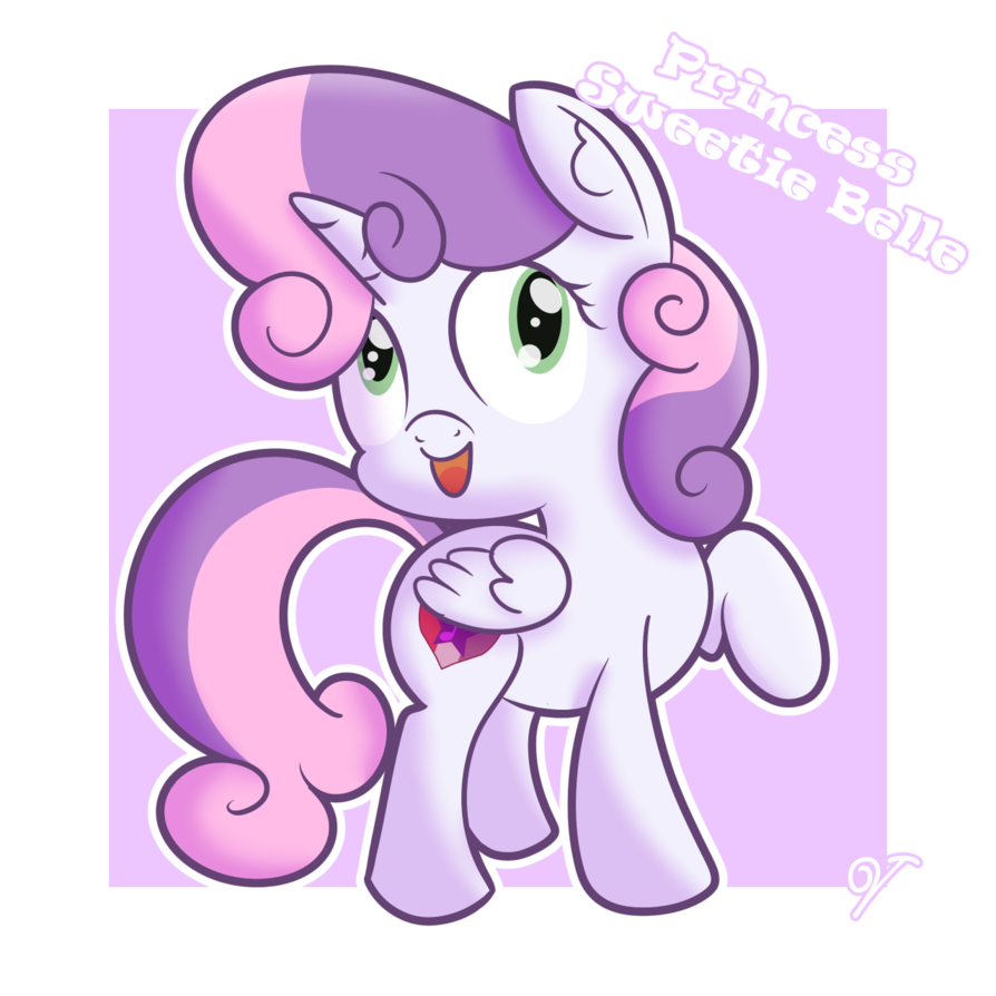 2017 alpha_channel alternate_species cub cute cutie_mark english_text equine eyelashes feathered_wings feathers female friendship_is_magic full-length_portrait fur green_eyes hair horn inner_ear_fluff mammal multicolored_hair my_little_pony nude open_mouth open_smile portrait purple_background simple_background smile solo sweetie_belle_(mlp) text tongue two_tone_hair vaetan winged_unicorn wings young