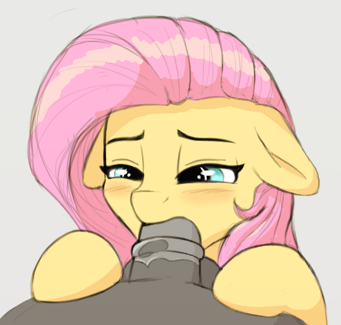 2018 balls duo equine female fluttershy_(mlp) friendship_is_magic hair male male/female mammal my_little_pony oral penis pink_hair sex simple_background solo_focus spectre_z