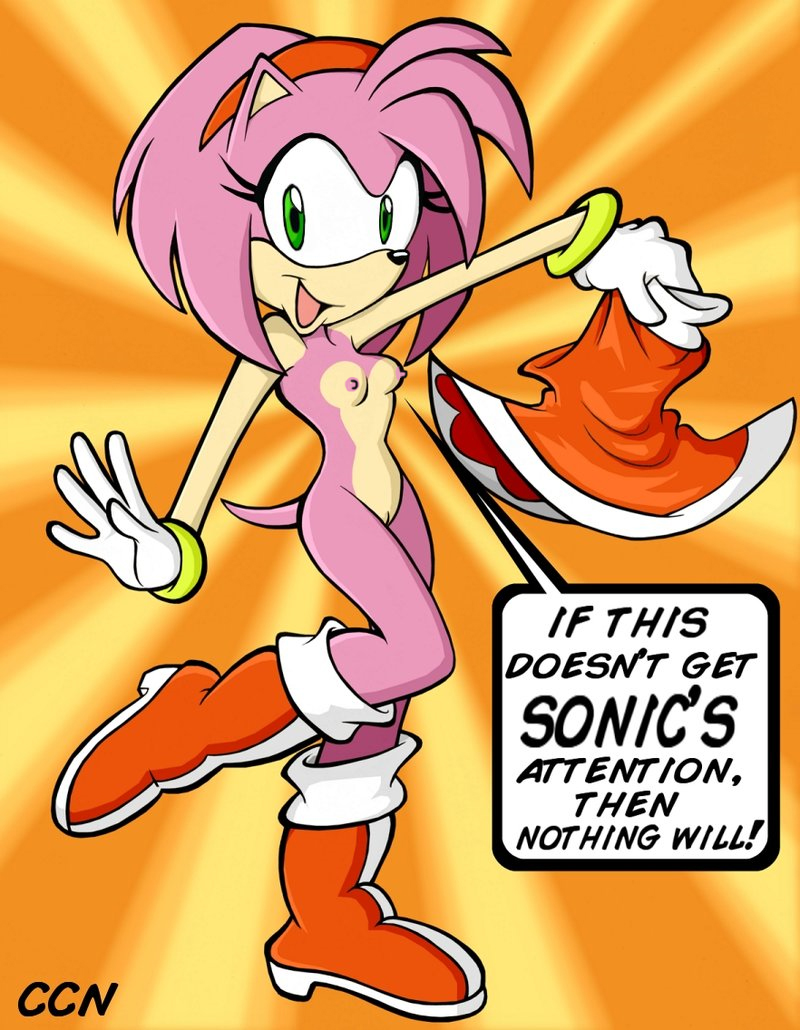 amy_rose anthro breasts ccn chadthecartoonnut female green_eyes hair hedgehog looking_at_viewer mammal nude pink_hair pose pussy seduction sega sonic_(series) sonic_team standing undressing