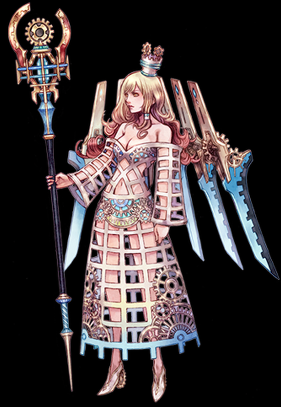 10s 1girl bare_shoulders black_background blonde_hair blue_dress breasts cleavage dissidia_final_fantasy dissidia_final_fantasy_nt female final_fantasy gear gear_attachments goddess gold_eyes gradient gradient_dress gradient_hair green_dress hat heels high_heels holding holding_scepter holding_weapon long_dress long_hair materia_(dissidia) medium_breasts navel nomura_tetsuya official_art ponytail red_hair revealing_clothes scepter side_ponytail simple_background solo square_enix standing sword two-tone_hair white_dress white_hat white_shoes