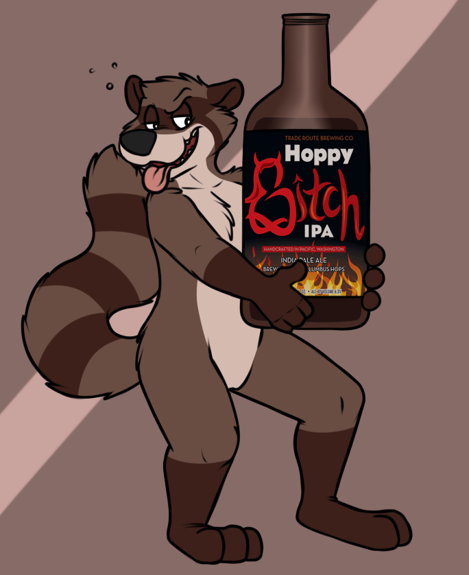 3_toes 4_fingers alcohol anthro beverage black_nose bottle brown_background brown_countershading brown_fur brown_tail cheek_tuft chest_tuft countershade_face countershade_torso countershading digital_media_(artwork) drunk english_text eyebrows featureless_crotch full-length_portrait fur gloves_(marking) head_tuft male mammal markings multicolored_fur multicolored_tail nude open_mouth open_smile pink_tongue portrait procyonid raccoon raised_eyebrow ringed_tail rotten_robbie shoulder_tuft simple_background smile socks_(marking) solo standing tan_countershading tan_fur teeth text toes tongue tongue_out tuft two_tone_fur two_tone_tail