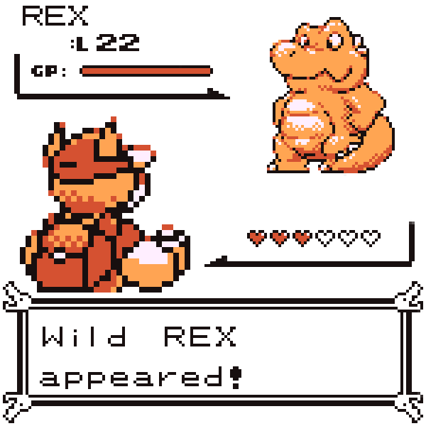 &lt;3 alligator anthro backpack crocodilian digital_media_(artwork) english_text gator_(artist) gauge hat nintendo pixel_(artwork) pok&eacute;mon reptile rex scalie sprite standing text video_games