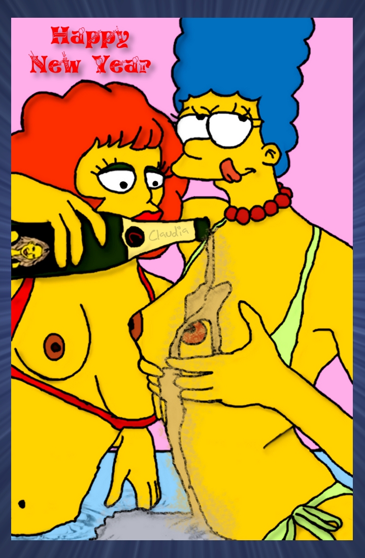 claudia-r marge_simpson maude_flanders tagme the_simpsons