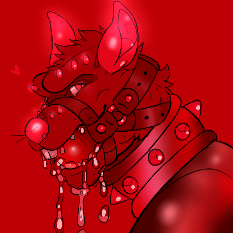 &lt;3 2017 anthro ball_gag baresenio bdsm bondage bound clothing collar digital_drawing_(artwork) digital_media_(artwork) drooling gag gagged harness_ball_gag male mammal muzzle_(object) muzzled noahsense open_mouth rat ratsenio red_background rodent rubber saliva shiny simple_background skinsuit solo spiked_collar spikes tight_clothing