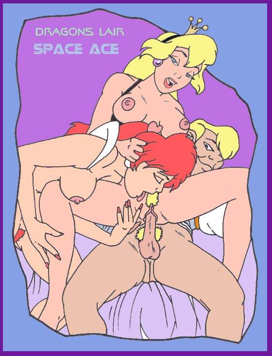 ace crossover dexter dragon's_lair karstens kimberly princess_daphne space_ace