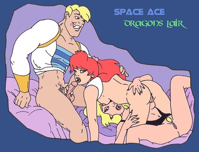ace crossover dexter dragon's_lair karstens kimberly princess_daphne space_ace