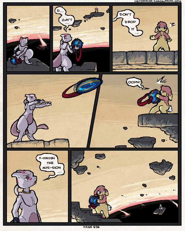 audino blood collar comic dialogue english_text female fur jen_(vf) legendary_pok&eacute;mon mewtwo ms_paint multicolored_fur nintendo outside pink_fur pok&eacute;mon pok&eacute;mon_(species) pok&eacute;mon_mystery_dungeon simple_background sky sulfurbunny_(artist) text video_games