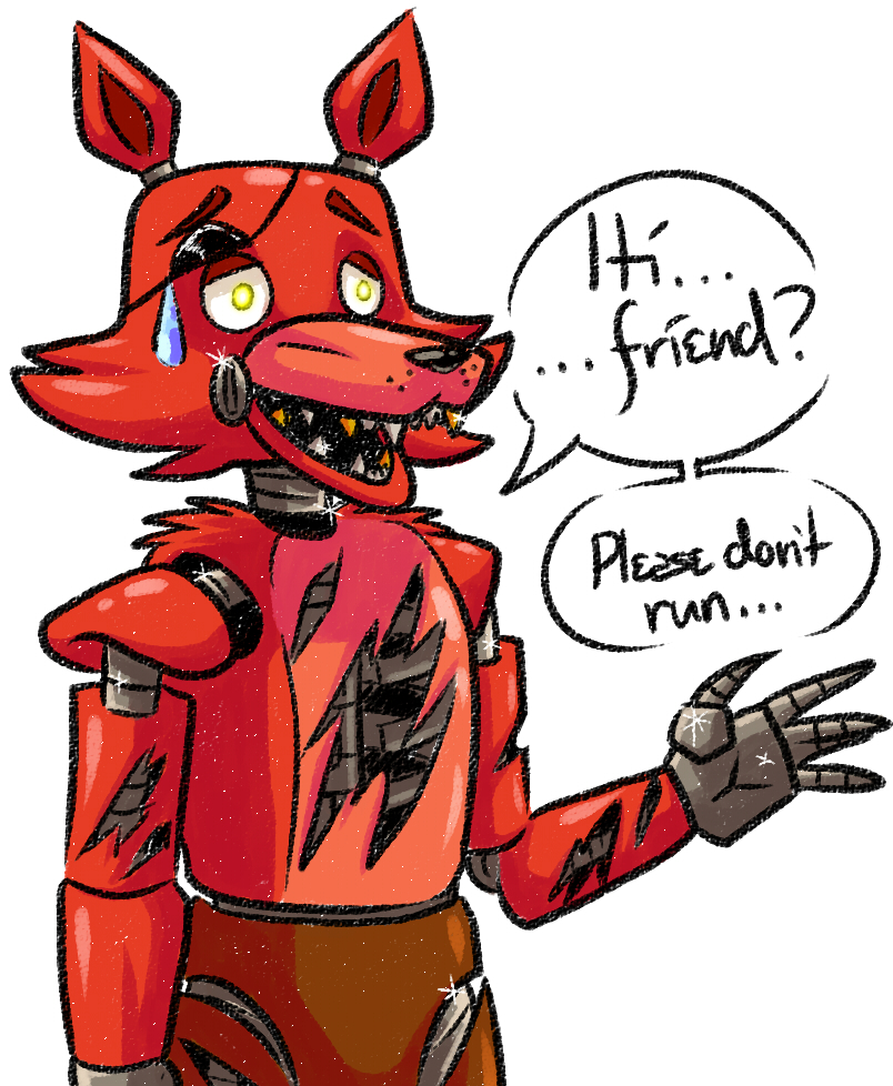 amuzoreh animatronic anthro canine english_text exposed_endoskeleton eye_patch eyewear five_nights_at_freddy's fox foxy_(fnaf) hook hook_hand machine male mammal nude pirate robot sharp_teeth solo teeth text video_games