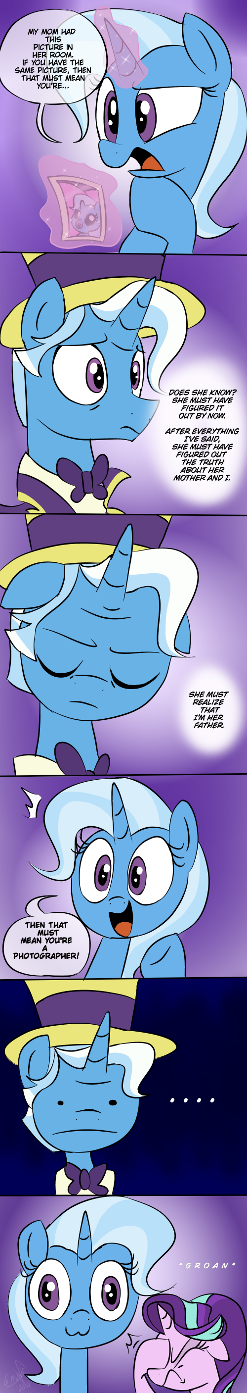 2018 comic dialogue emositecc english_text equine female feral friendship_is_magic group horn jack_pot_(mlp) male mammal my_little_pony photo starlight_glimmer_(mlp) text trixie_(mlp) unicorn