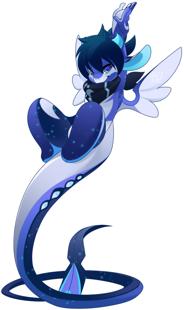 2018 alpha_channel ambiguous_gender anthro blue_eyes blue_hair digital_media_(artwork) dragon hair phation semi-anthro simple_background smile solo transparent_background wings