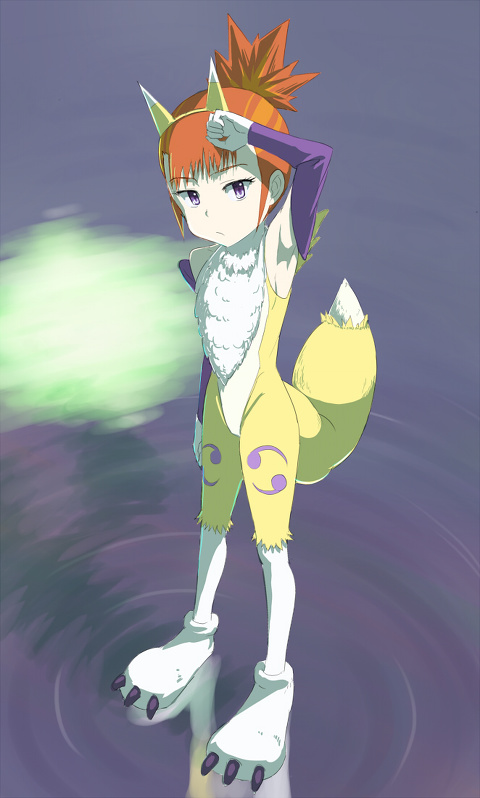 1girl cosplay digimon digimon_tamers fox_girl loli makino_ruki renamon